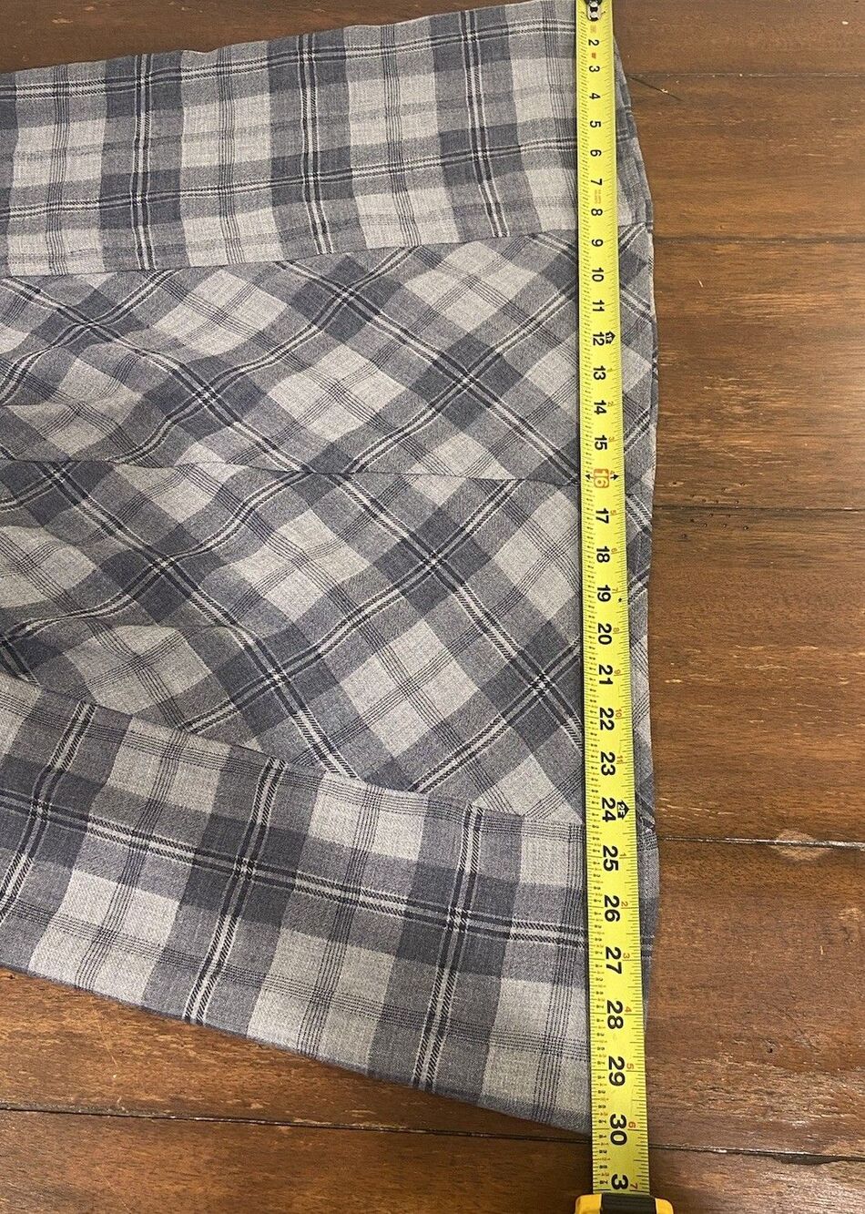 Sundance Womens Cap Sleeve a Line Dress Gray Plaid Dress - Picture 13 of 16